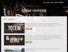 Tablet Screenshot of mobar-ravintolat.com